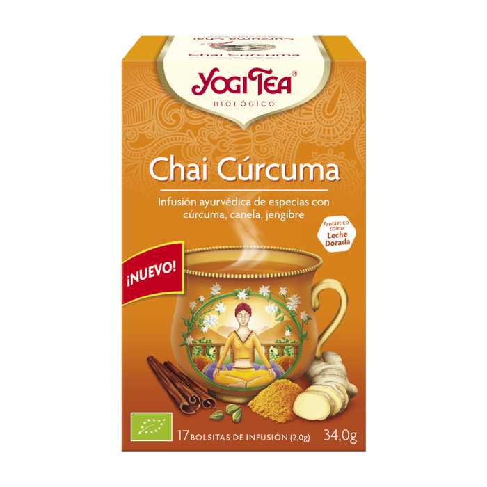 Infusió Ayurveda &quot;CHAI CÚRCUMA&quot; 34g YOGI TEA