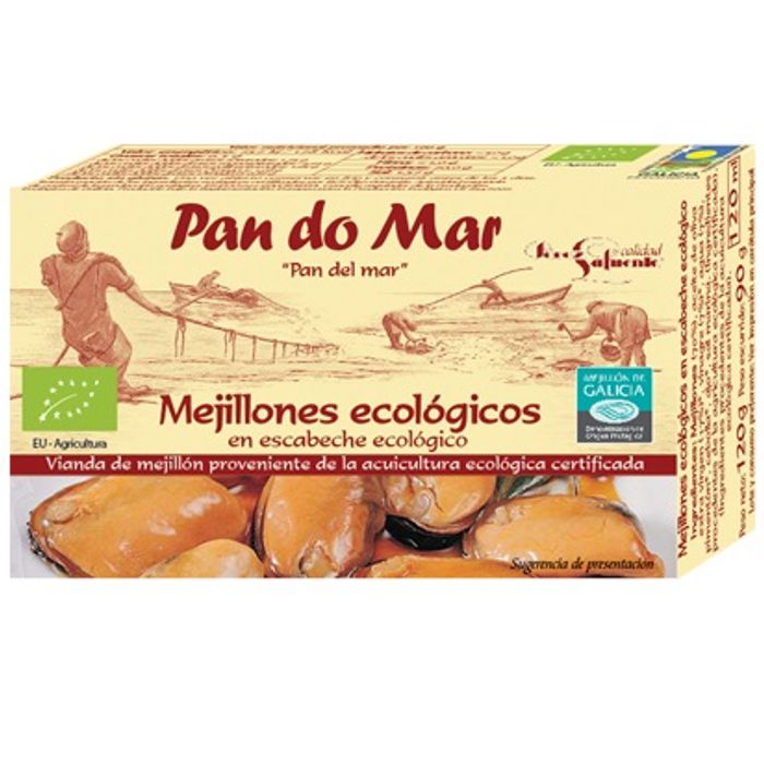 Musclos en escabetx 120g PAN DO MAR