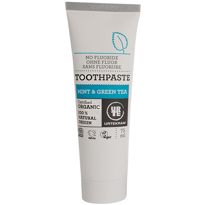 Dentífric MINT &amp; GREEN TEA 75ml URTEKRAM