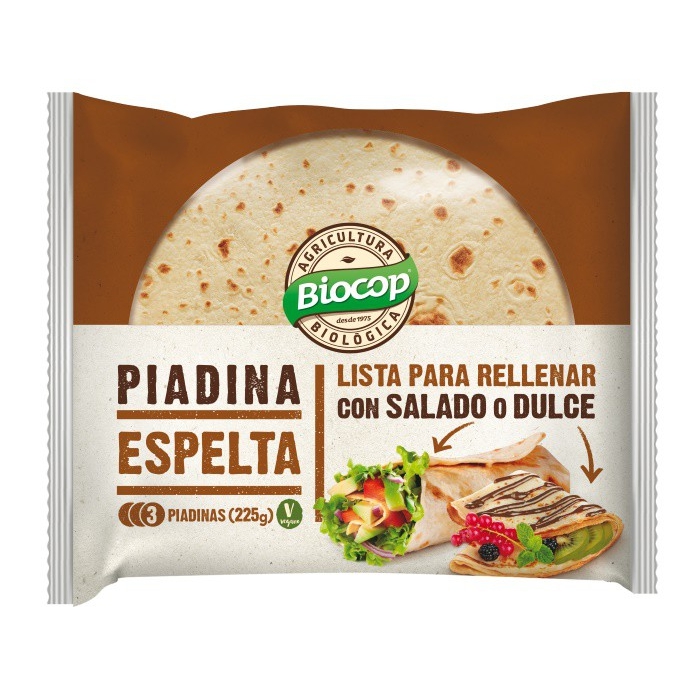 Piadina d'espelta 3x75g BIOCOP