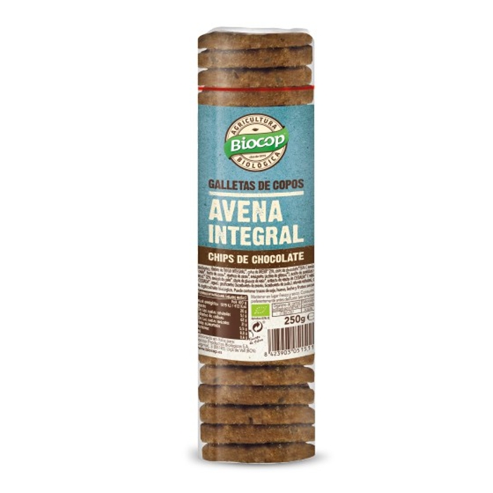 Galetes flocs civada amb XIPS-XOCO 250g BIOCOP
