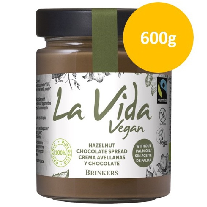 Crema xocolata amb avellanes 600 V.VEGAN