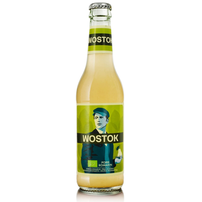 Refresc pera-romaní 330ml WOSTOK