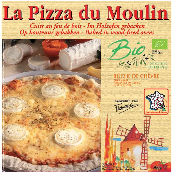 Pizza formatge cabra 360g SOLE MIO