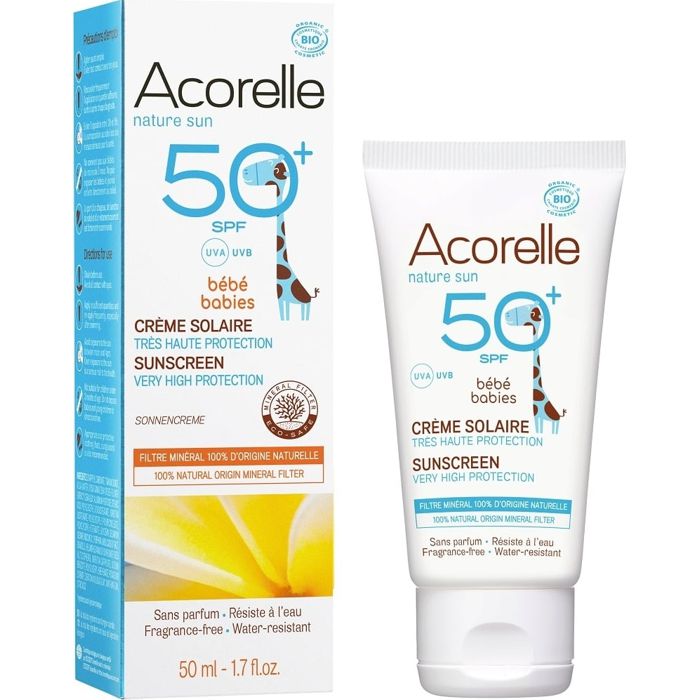 Gel solar BEBÉ 50+SPF 50ml ACORELLE