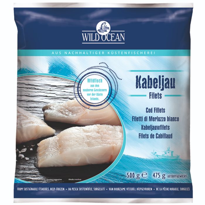 Filets de bacallà 500g WILD OCEAN