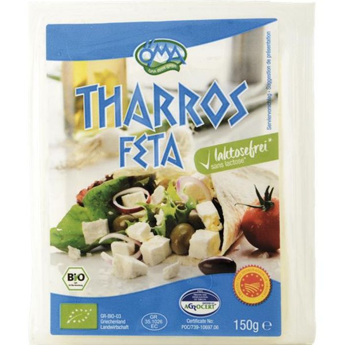 Formatge FETA s/lactosa 150g ÖMA D'BEERS
