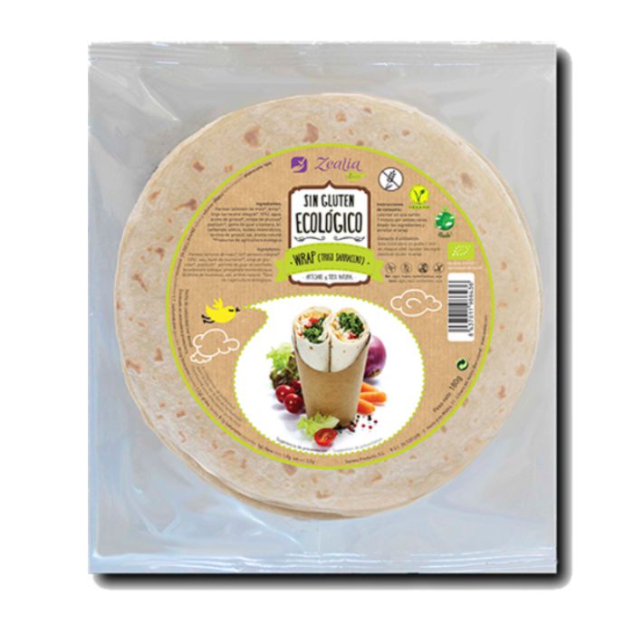Wrap sarraí s/gluten 180g ZEALIA