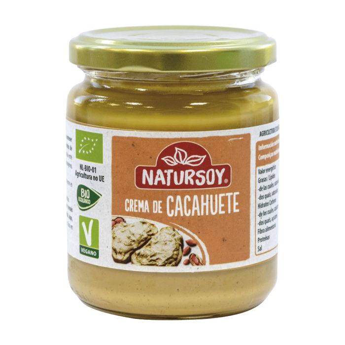 Crema cacauets s/sal 250g NATURSOY