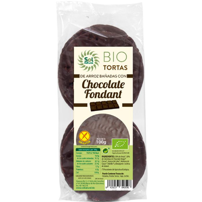 Tortes arròs XOCO FONDANT 100g S.NATURAL