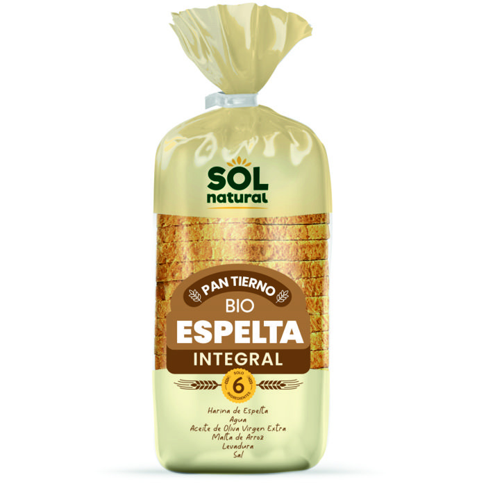 Pa motllo ESPELTA integral 400g SOL NATURAL