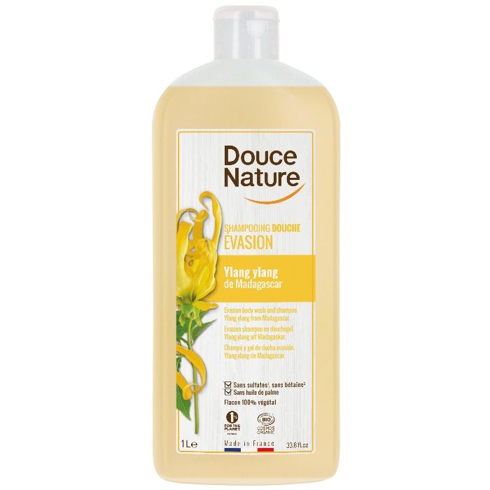 Xampú i gel de bany YLANG-YLANG 1l DOUCE NATURE