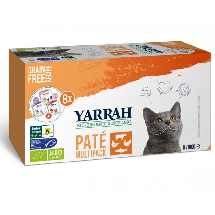Paté GATS multipack 8x100g YARRAH