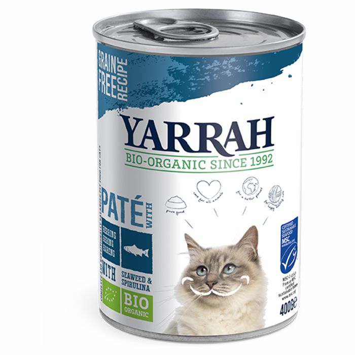 Paté GATS amb peix 400g YARRAH