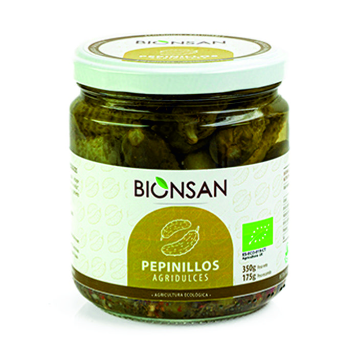 Cogombrets agredolços 350g BIONSAN