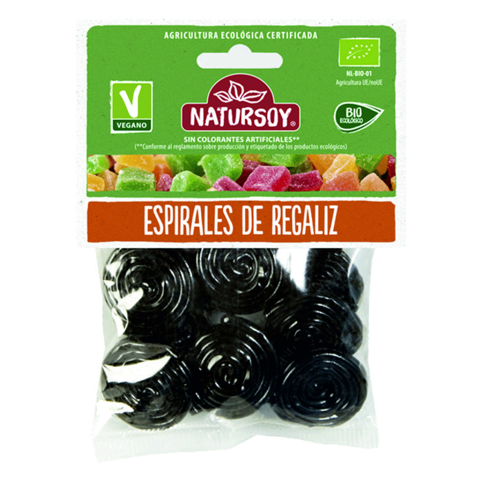 Espirals de regalèssia 75g NATURSOY
