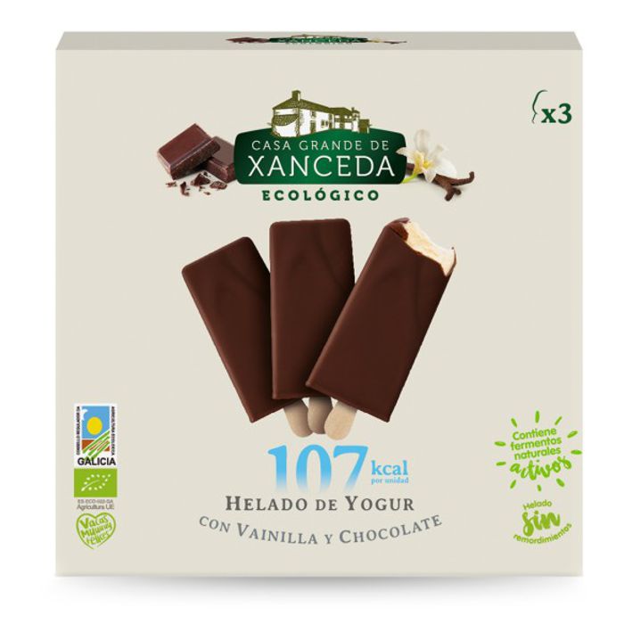 Gelat iogurt-maduixes cob.xoco 3x85ml XANCEDA