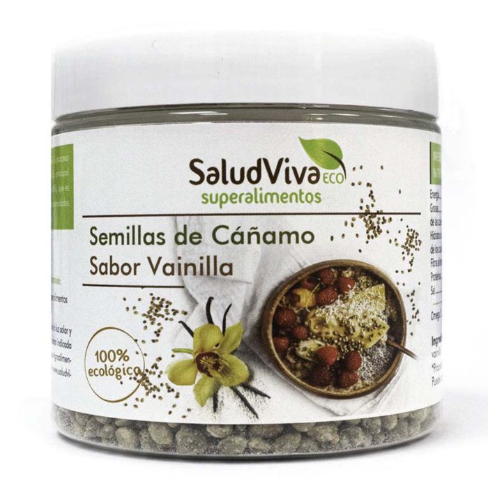 Llavors cànem vainilla i canyella 100g SALUD VIVA