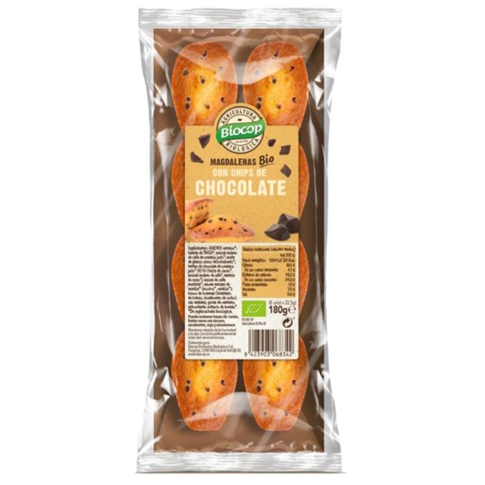 Magdalenes xips xocolata 180g BIOCOP