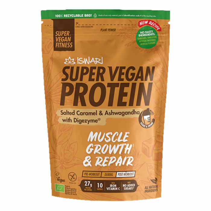 PROTEIN caramel &amp; Ashwandha 400g ISWARI