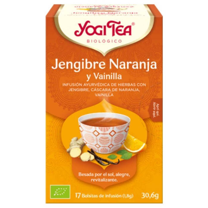 Infusió Ayurveda gingebre i taronja 17b YOGI TEA