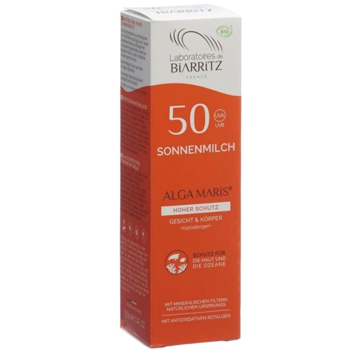 Llet solar cara i cos SPF50 100ml BIARRITZ