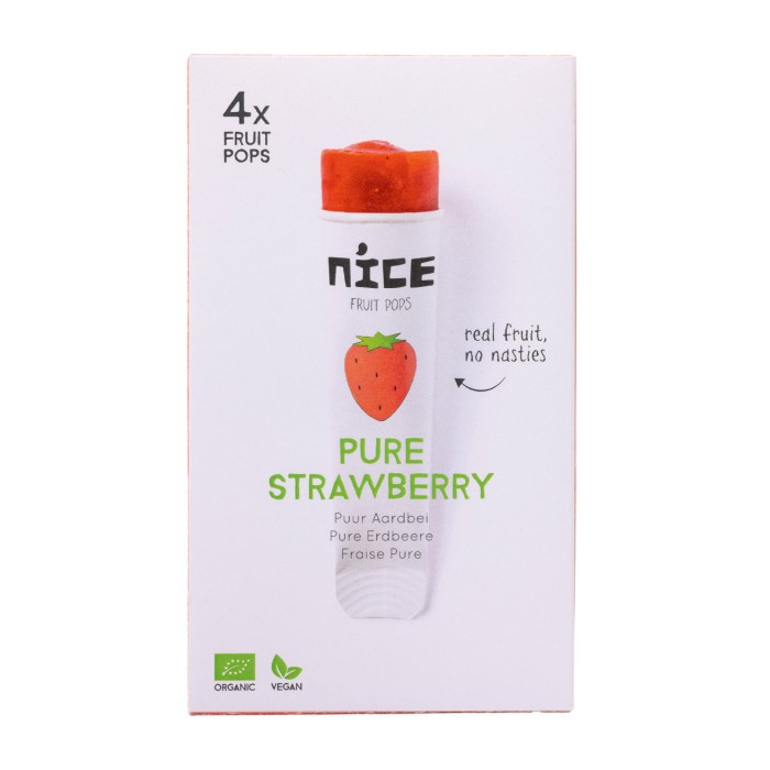 Gelat REAL FRUIT 70% maduixa 60ml NICE