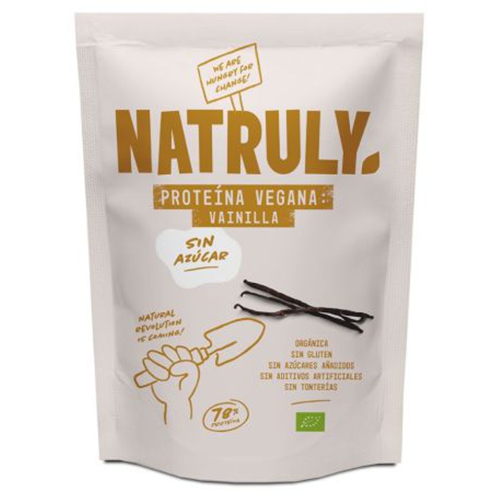 Proteina vegana VAINILLA s/gluten 350g NATRULY