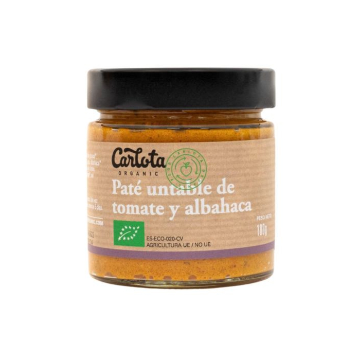 Paté tomàquet i alfàbrega 100g CARLOTA