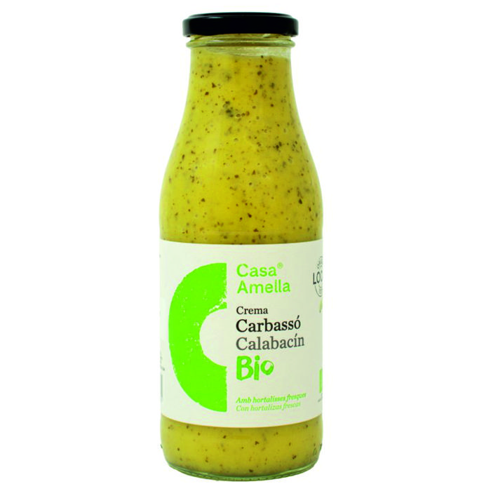 Crema carbassó sense gluten 500ml CASA AMELLA