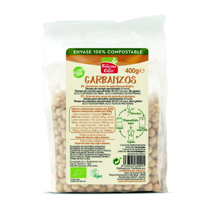 Cigró sense gluten 400g FINESTRA